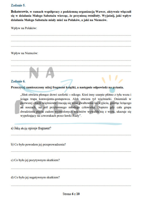 "Kamienie na szaniec" - sprawdzian ze znajomości lektury "Kamienie na szaniec" - sprawdzian ze znajomości lektury