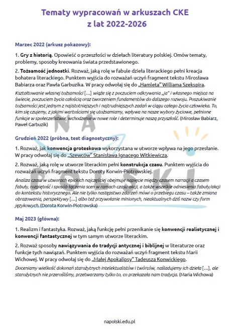 Przewodnik po maturze rozszerzonej z polskiego w 2027 r. - najważniejsze informacje, lista lektur obowiązkowych