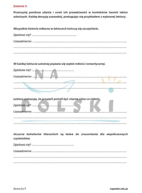 Zestaw ćwiczeń na walentynki